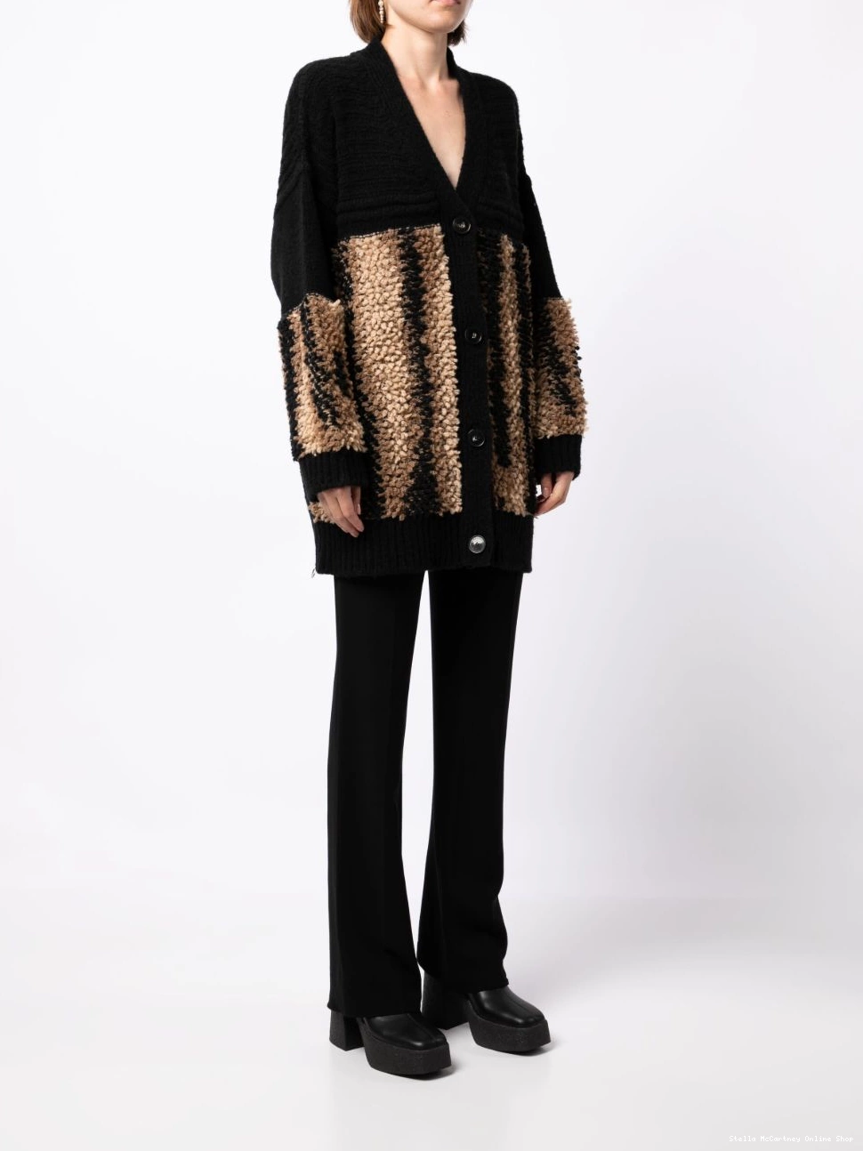 Cheap McCartney knitted V-neck cardigan Stella Women 0814